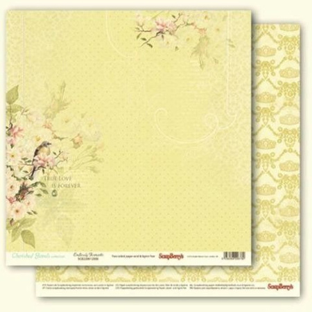 Papier do scrapbookingu dwustronny 30,5 x 30,5 cm CHERISHED JEWELS 14 szt. ScrapBerry`s